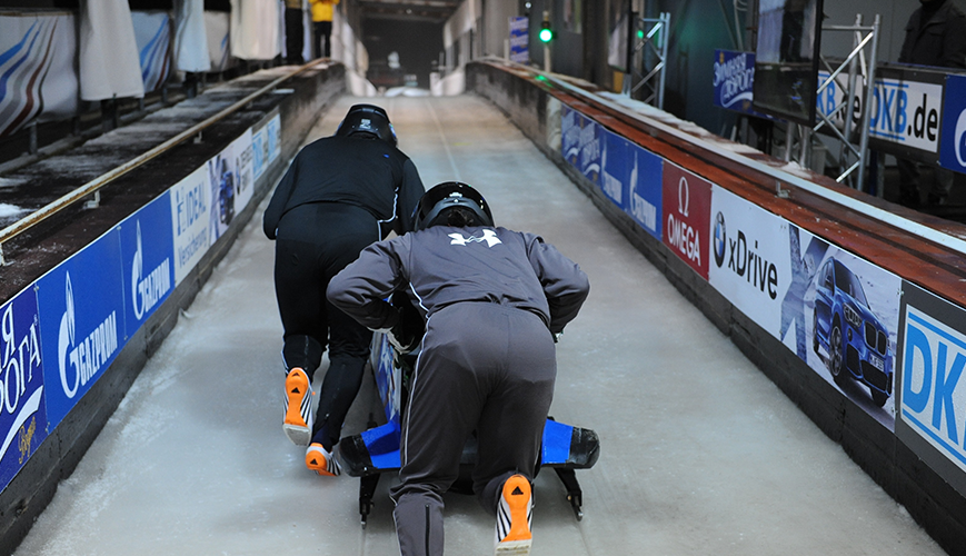 Olympic Bobsled Training