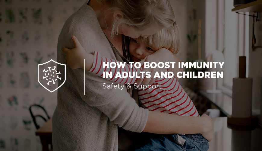 Cómo aumentar la inmunidad en adultos y niños