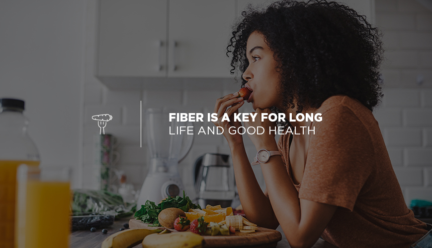 La fibra es clave para una larga vida útil y una buena salud