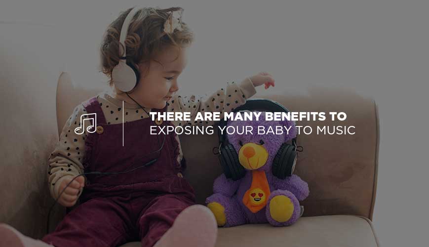 Hay muchos beneficios al exponer a su bebé a la música